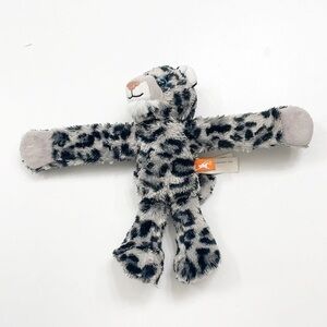 Snow Leopard stuffed animal slap bracelet